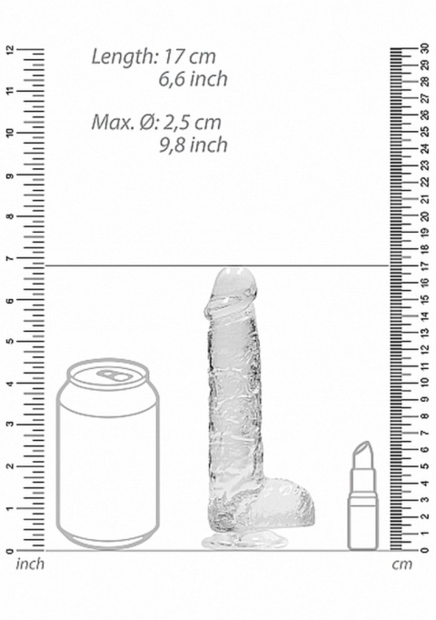 Dildo na przyssawce, 6.0, krystalicznie fiołkowe/szmaragdowe/bezbarwne/różowe, z jądrami, TPE