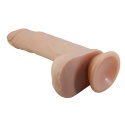 Dildo na przyssawce, Davey, ruch posuwisty i wibracje, silikon, pilot zdalny
