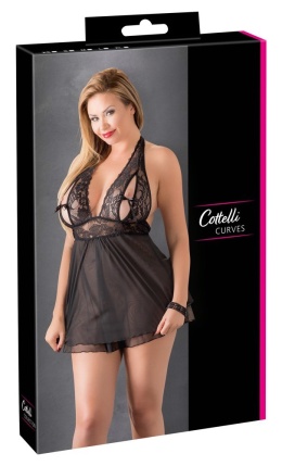 Koszulka Baby Doll z kokardkami na biuście, rozmiar 3XL, Cotteli