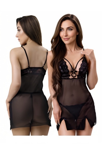 Koszulka Pilar, bez fiszbin + stringi, LivCo Corsetti
