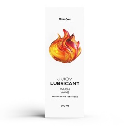 Lubrykant wodny, rozgrzewający, z kwasem mlekowym, 300 ml, Satisyfer