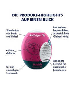 Masturbator podróżny Satisfyer, jajko podróżne Bubble