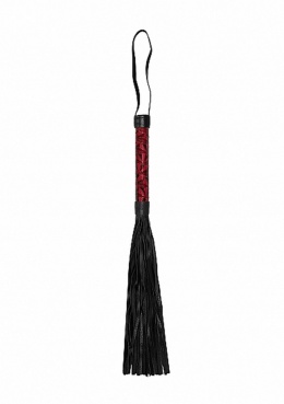 Pejcz typu dyscyplina, średniej wielkości, Luxury Whip Burgundy, Shots