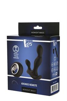Masażer Kronos - stymulator prostaty Dream Toys, wibracje sterowane bezprzewodowo pilotem, USB