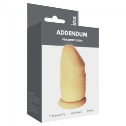 Wibrująca nakładka na penisa Kinx Addendum