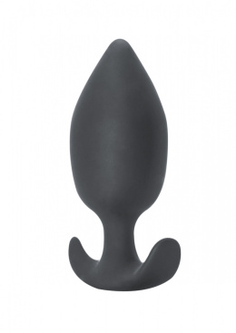 Korek analny Lola, z mimośrodową, metalową kulką w środku, silikon, 8,5x4 cm.