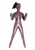Czarnoskóra dmuchana pompowana lalka erotyczna Alecia wagina i anus - cyberskóra Boss of Toys