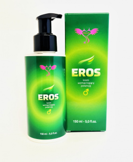 Eros - wieloskładnikowy krem wspomagający erekcję, butelka 150 ml.