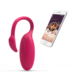 Masażer lub stymulator dla kobiet, Flamingo, obsługiwany zdalnie smartfonem