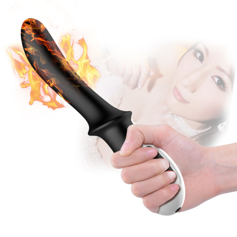 Wibrator analny lub waginalny do masażu punktu G lub prostaty z funkcją podgrzewania, Fox, Bailey 2