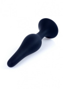 Korek analny na przyssawce (zatyczka analna z silikonu), czarny, rozmiar XL, Boss of Toys