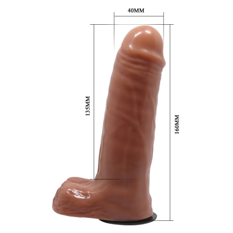 Strap-on z jednym dildem, wersja zakładana przez kobiety, Baile4 Ultra Passionate Harness Realdeal Penis 6,2, z wibracjami