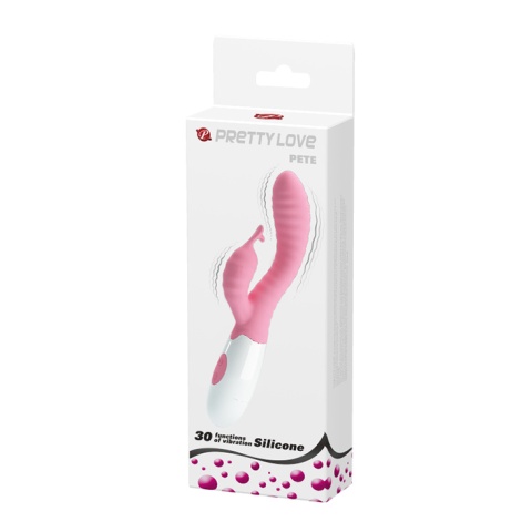 WIbrator na baterie, Hyman Pretty Love, silikon, stymulacja punktu G i łechtaczki
