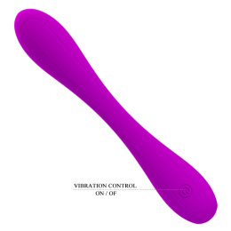 Wibrator (masażer, dildo z wibracjami, stymulator) Yedda USB, Pretty Love, silikon