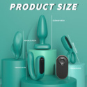 Zestaw (komplet) 4 zabawek erotycznych+pilot bezprzewodowy, wibracje, USB, silikon, S-Hande