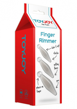 Zestaw małych korków analnych zakładanaych na palec, Anal Play Finger Rimmer Set