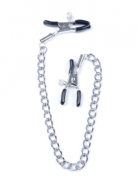 Klamerki (zaciski) na sutki, z łańcuszkiem, Boss of Toys