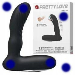 Masażer prostaty Bruse, Pretty Love, wibracje, silikon, USB