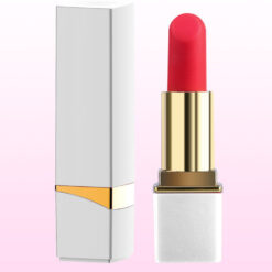 Mini masażer (stymulator) łechtaczki, szminka, Vibrating Cunnilingus, USB, dodatkowe silikonowe nakładki