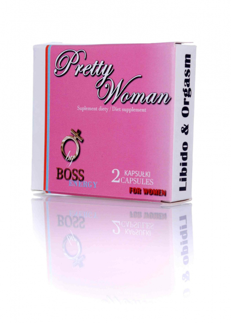 Suplement diety, poprawa libido u kobiet, Boss różowy, Pretty Woman, pudełko 2 tabl.