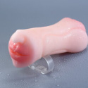 Masturbator dwustronny 476 g, 3D, wagina i usta, cyberskóra