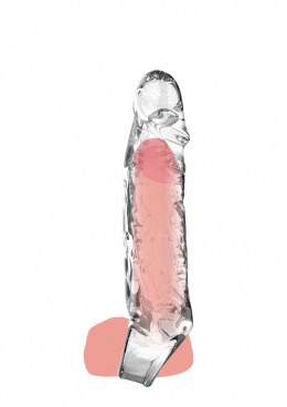 Nakładka wydłużająca penisa, Get Real, 16 cm