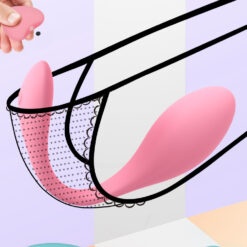 Masażer (stymulator) Wowyes LoveV8, podkówka, dla pań, par, sterowany pilotem bezprzewodowo, USB, silikon