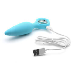 Korek analny Orville, (zatyczka analna, plug) z wibracjami, silikon, USB, Kistoy