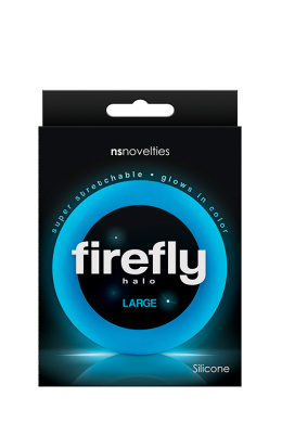 Pierścień erekcyjny Firefly, świecący w ciemności, silikon